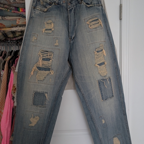 Magnolia Pearl Denim - Magnolia Pearl Faded Denim Jeans